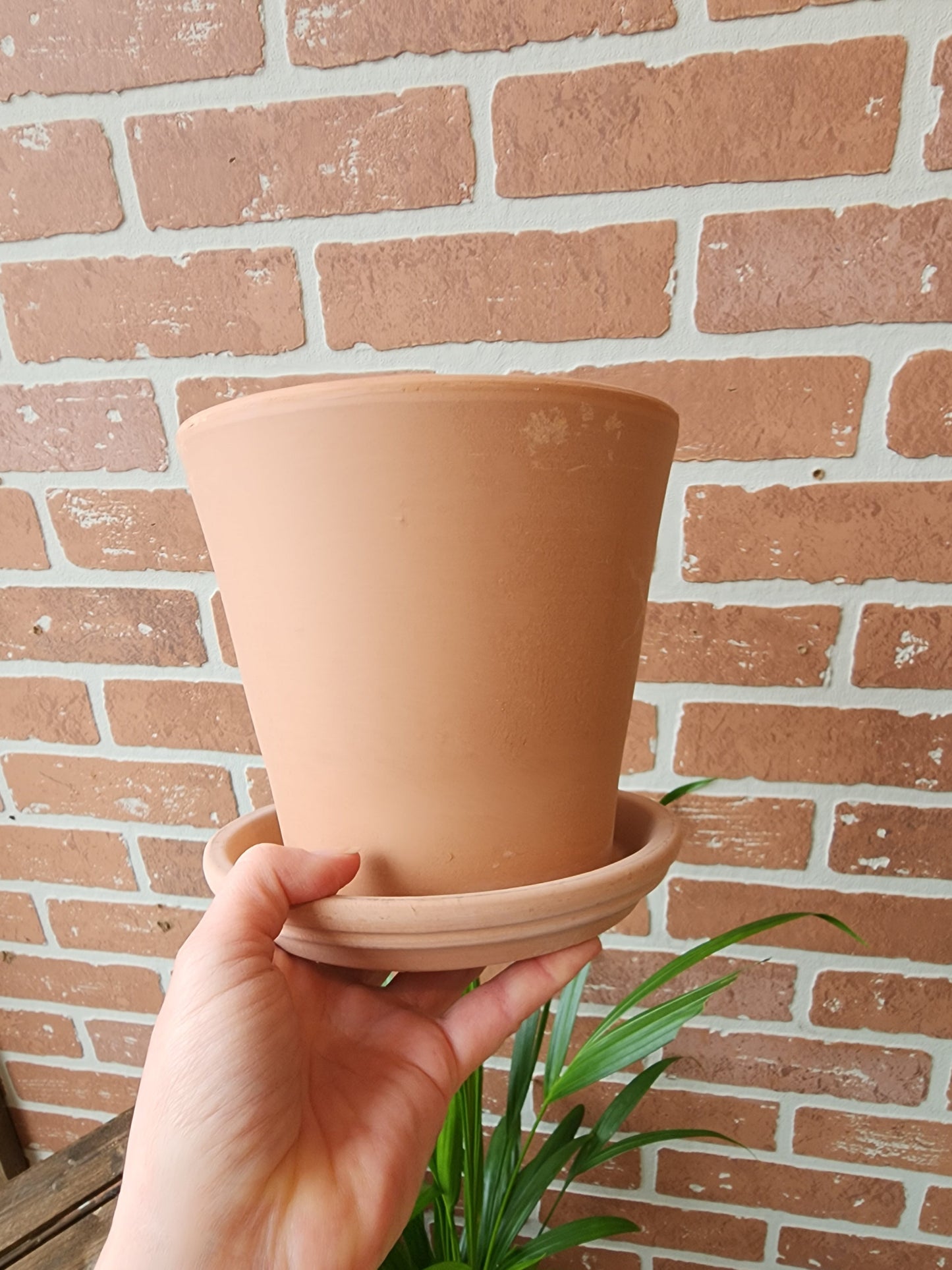 Clay Saucer/Tray 11cm/4.5in. Terra Cotta