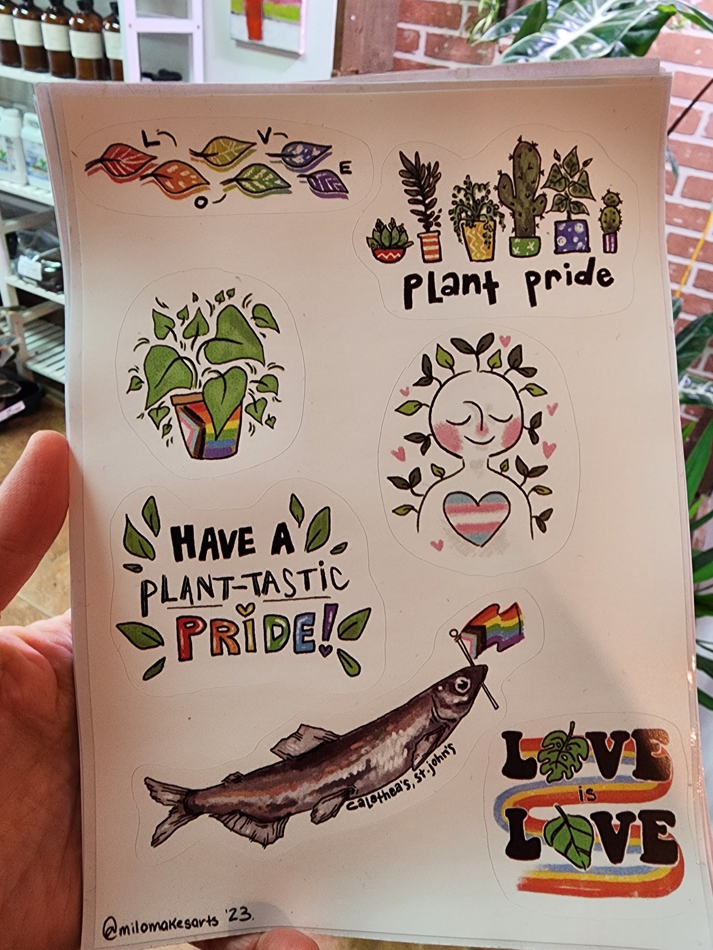 Sticker Sheet Pride