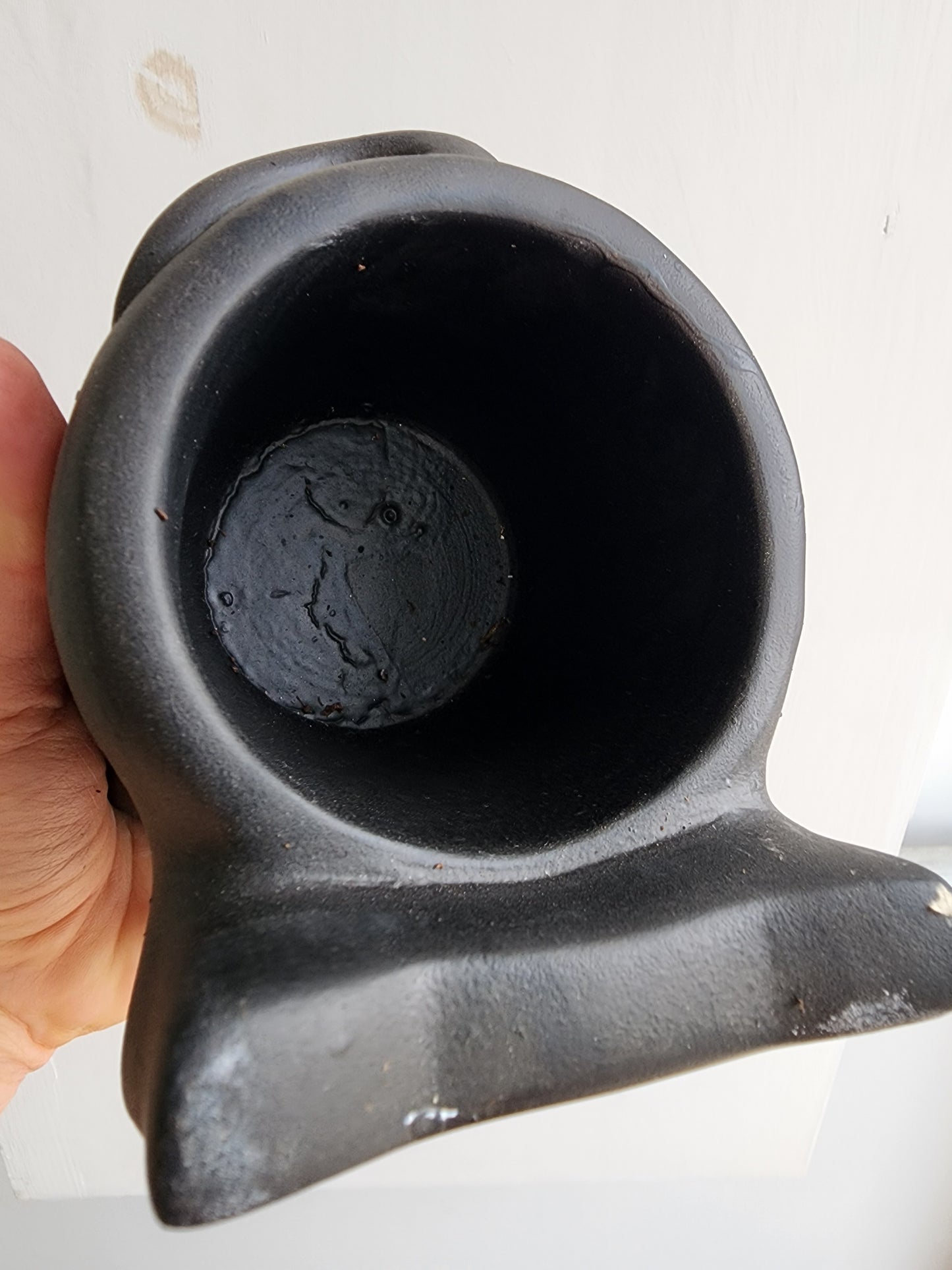 Misty the Black Cat Planter