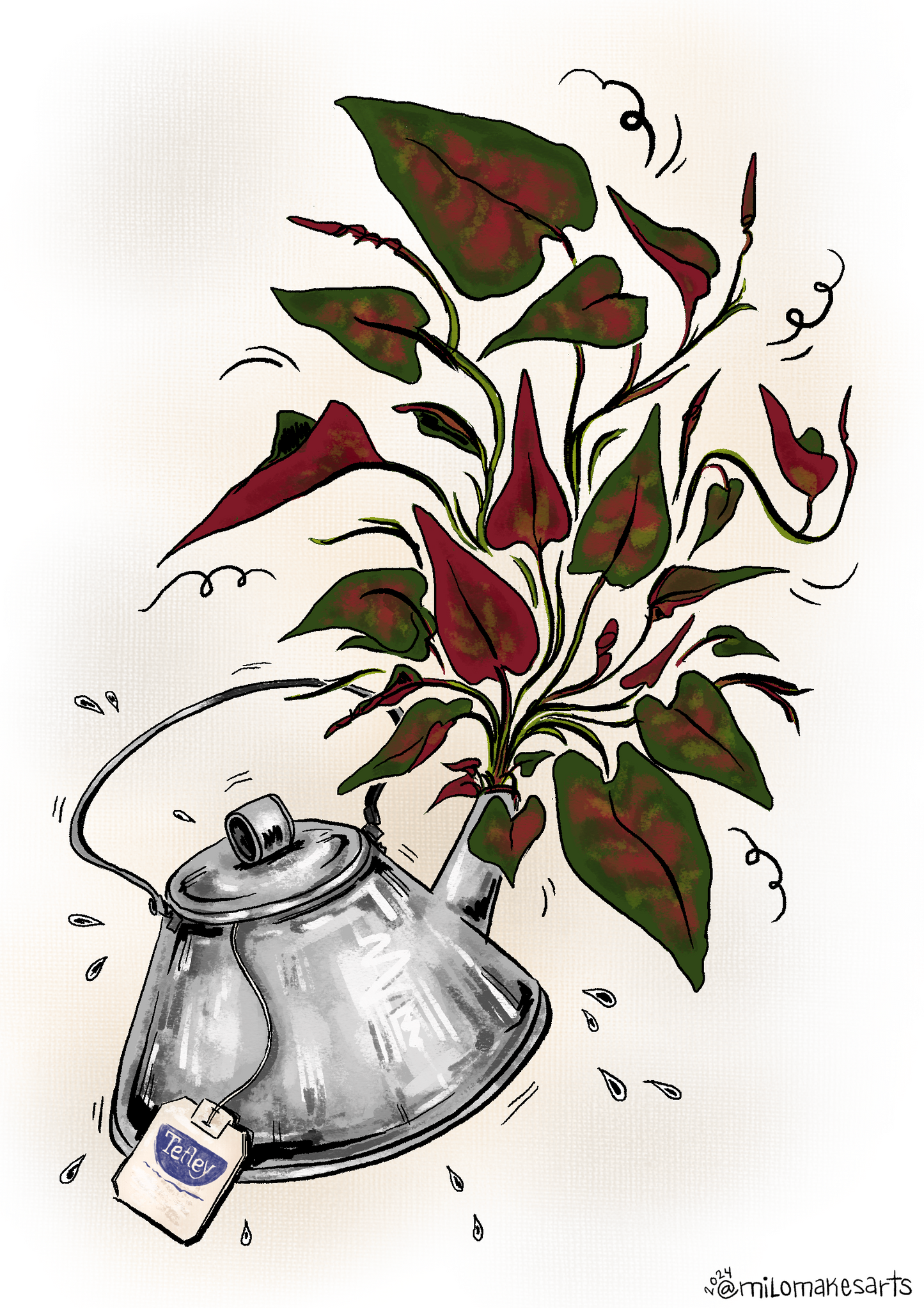 Original Art Print - Tetley Tea