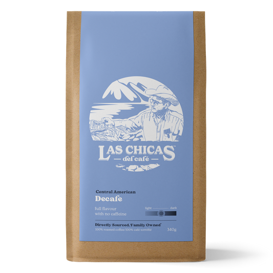 Central American Decaf Las Chicas del Cafe - Whole Bean Coffee - 340g