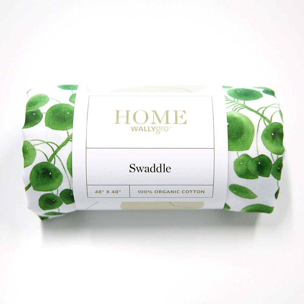Pilea Swaddle Blanket