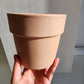 Clay Perfetto Pot Cover Bleached - 13cm/5in