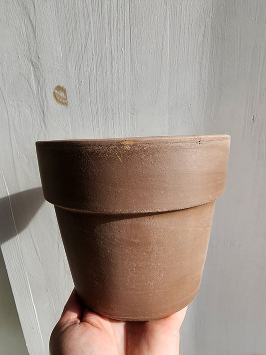 Clay Perfetto Pot Cover Graphite - 15cm/6in