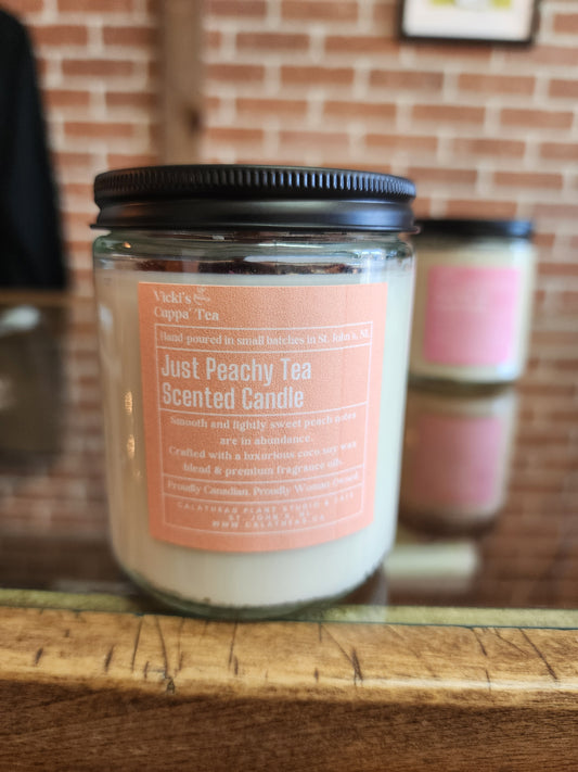 Just Peachy Tea Scented Candle